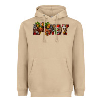 Mushroom Christmas Howdy Bronco Rodeo Heavyweight Hoodie - JahusDesignShop