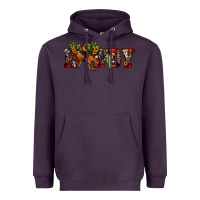Plum Christmas Howdy Bronco Rodeo Heavyweight Hoodie - JahusDesignShop