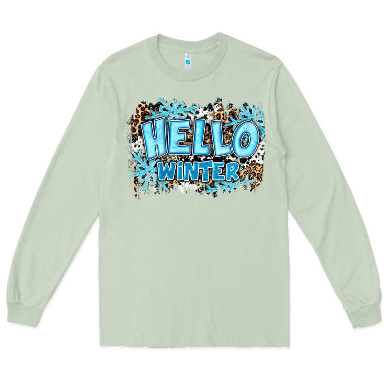 Hello Winter Long Sleeve Tee by RanaPortraitStore | Teevron
