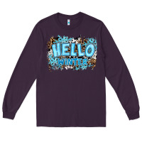 Plum hello winter Long Sleeve Tee - RanaPortraitStore