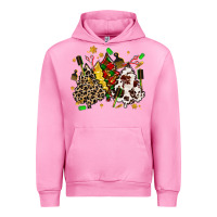 Fuchsia Pink hair stylist with christmas tree Urban Hoodie - MaliasSmallBusiness