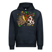 Navy hair stylist with christmas tree Urban Hoodie - MaliasSmallBusiness