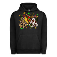 Pigment Black hair stylist with christmas tree Urban Hoodie - MaliasSmallBusiness