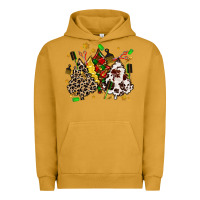 Pigment Peanut Butter hair stylist with christmas tree Urban Hoodie - MaliasSmallBusiness