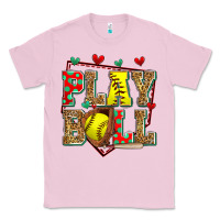 Bubblegum Pink play ball softball Classic Tee - Zillion Design Studio