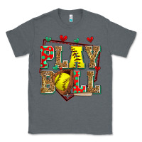Charcoal Heather play ball softball Classic Tee - Zillion Design Studio