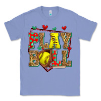 Colony Blue play ball softball Classic Tee - Zillion Design Studio