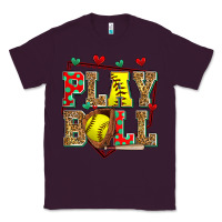 Plum play ball softball Classic Tee - Zillion Design Studio