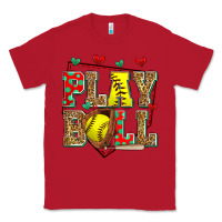 Red play ball softball Classic Tee - Zillion Design Studio