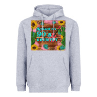 Heather Grey raised 90's country guitar cactus sunflower's Heavyweight Hoodie - Artiststas