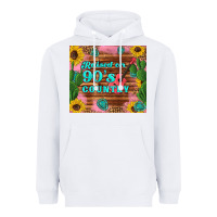 White raised 90's country guitar cactus sunflower's Heavyweight Hoodie - Artiststas