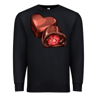 Black heart chocolate Premium Sweatshirt - AdoDesignShop