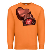 Carrot heart chocolate Premium Sweatshirt - AdoDesignShop
