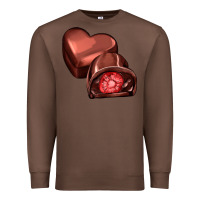Chestnut heart chocolate Premium Sweatshirt - AdoDesignShop