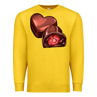 Lemon heart chocolate Premium Sweatshirt - AdoDesignShop