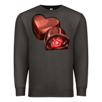 Smoke heart chocolate Premium Sweatshirt - AdoDesignShop