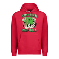 Cardinal shamrock and roll Premium Hoodie - MaliasSmallBusiness