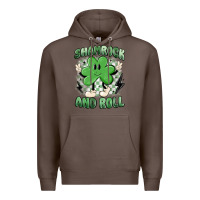 Coffee shamrock and roll Premium Hoodie - MaliasSmallBusiness
