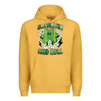 Mustard shamrock and roll Premium Hoodie - MaliasSmallBusiness