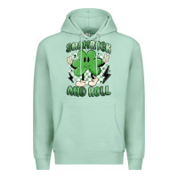 Seafoam shamrock and roll Premium Hoodie - MaliasSmallBusiness