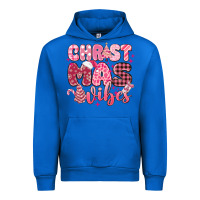 Cobalt christmas vibes pink Urban Hoodie - MaliasSmallBusiness