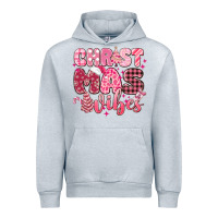 Heather Grey christmas vibes pink Urban Hoodie - MaliasSmallBusiness