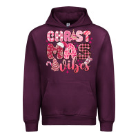 Mauve Wine christmas vibes pink Urban Hoodie - MaliasSmallBusiness