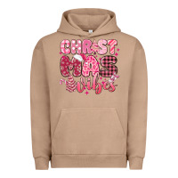 Pigment Burro christmas vibes pink Urban Hoodie - MaliasSmallBusiness