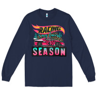 Navy racing it's my favorite season sport car Long Sleeve Tee - AdoDesignShop