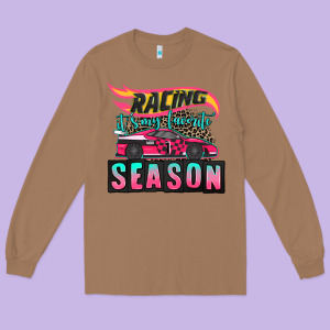 Racing It's My Favorite Season Sport Car Long Sleeve Tee Designed By Adodesignshop