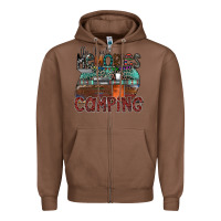 Chestnut the best memories camping Zipper Hoodie - SublimationCraftShop