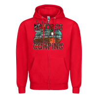 Red the best memories camping Zipper Hoodie - SublimationCraftShop
