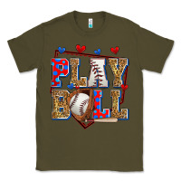 Army Green play ball baseball Classic Tee - Zillion Design Studio