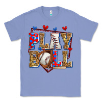 Colony Blue play ball baseball Classic Tee - Zillion Design Studio