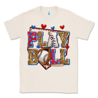 Natural play ball baseball Classic Tee - Zillion Design Studio