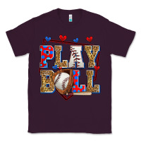 Plum play ball baseball Classic Tee - Zillion Design Studio