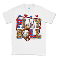 White play ball baseball Classic Tee - Zillion Design Studio