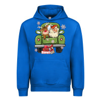 Cobalt christmas santa and reindeer truck Urban Hoodie - MaliasSmallBusiness