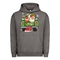 Pigment Tornado christmas santa and reindeer truck Urban Hoodie - MaliasSmallBusiness