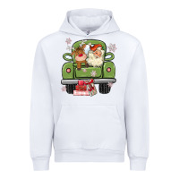 White christmas santa and reindeer truck Urban Hoodie - MaliasSmallBusiness