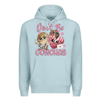 Blue Mist don't be self conchas Premium Hoodie - MaliasSmallBusiness