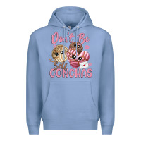 Colony Blue don't be self conchas Premium Hoodie - MaliasSmallBusiness