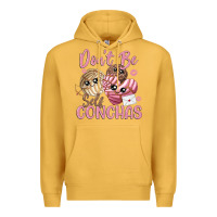 Mustard don't be self conchas Premium Hoodie - MaliasSmallBusiness