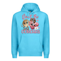 Ocean Blue don't be self conchas Premium Hoodie - MaliasSmallBusiness