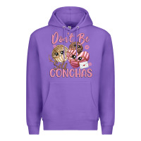 Purple don't be self conchas Premium Hoodie - MaliasSmallBusiness