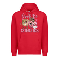 Red don't be self conchas Premium Hoodie - MaliasSmallBusiness