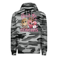Slate Camo don't be self conchas Premium Hoodie - MaliasSmallBusiness