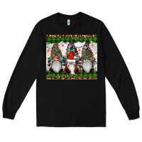 Black gnomes Christmas Long Sleeve Tee - RanaPortraitStore