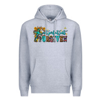 Heather Grey not perfect just forgıven Premium Hoodie - AdoDesignShop