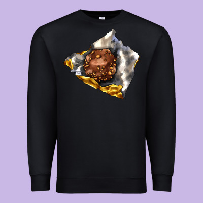 Chocolate Package Premium Sweatshirt Designed By Adodesignshop